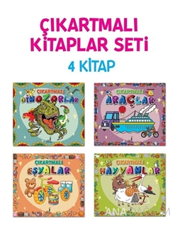 ÇIKARTMALI KİTAPLAR SETİ – 4 KİTAP