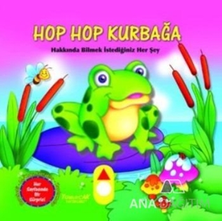 Hop Hop Kurbağa - Hareketli Kitap