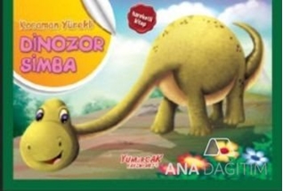 Kocaman Yürekli Dinozor Simba - Üç Boyutlu Kitap