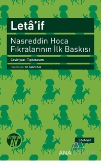 Leta'if - Nasreddin Hoca Fıkralarının İlk Baskısı