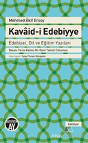 Mehmed Akif Ersoy Kavaid-i Edebiyye