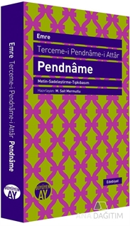 Terceme-i Pendname-i Attar - Pendname