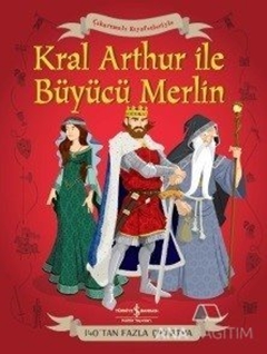 Çıkartmalı Kıyafetleriyle Kral Arthur ve Büyücü Merlin