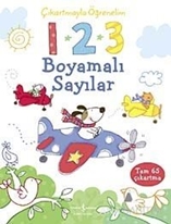 Çıkartmayla Öğrenelim 1-2-3: Boyamalı Sayılar