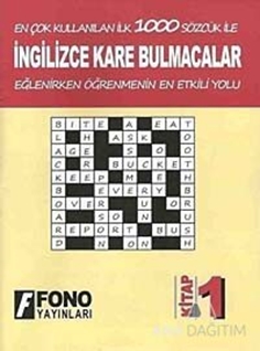 İngilizce Kare Bulmacalar 1. Kitap