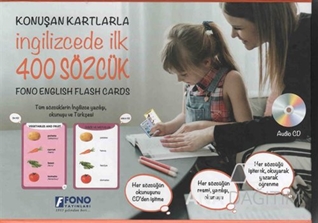 Fono Sesli Kartlarla İngilizcede 400 Sözcük (CD'li)