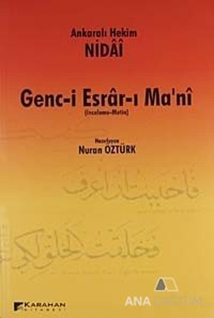 Ankaralı Hekim Nidai Genc-i Esrar-ı Ma'ni