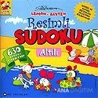 Limon ile Zeytin Resimli Sudoku Altılı