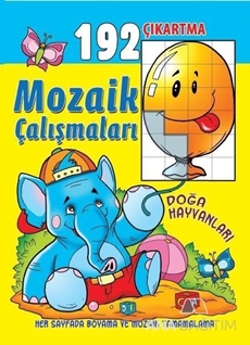 Mozaik Çalışmaları 192 Çıkartma -  Doğa Hayvanları