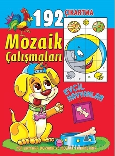 Mozaik Çalışmaları 192 Çıkartma -  Evcil Hayvanlar