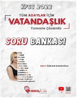 2022 Kpss Vatandaşlık Tamamı Çözümlü Soru Bankası