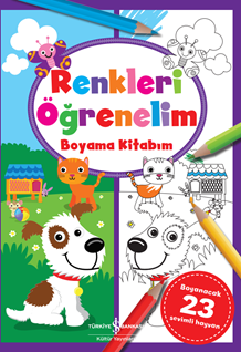 Renkleri Öğrenelim Boyama Kitabım