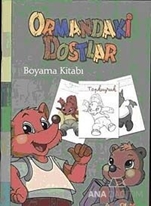 Ormandaki Dostlar Boyama Kitabı