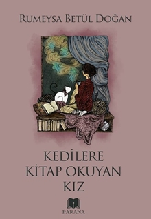 Kedilere Kitap Okuyan Kız