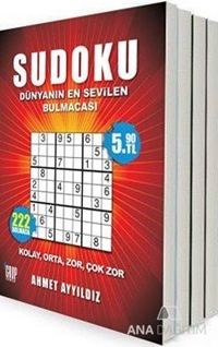 Yetişkinler İçin Sudoku (8 Kitap Takım)